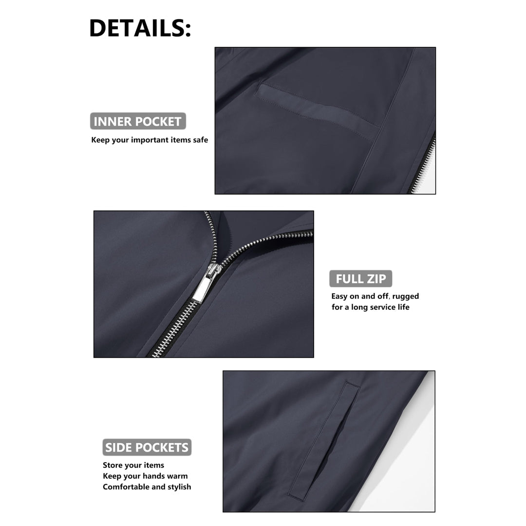 Men's Casual Lightweight Bomber Jacket - google_men_lightweight_jacket