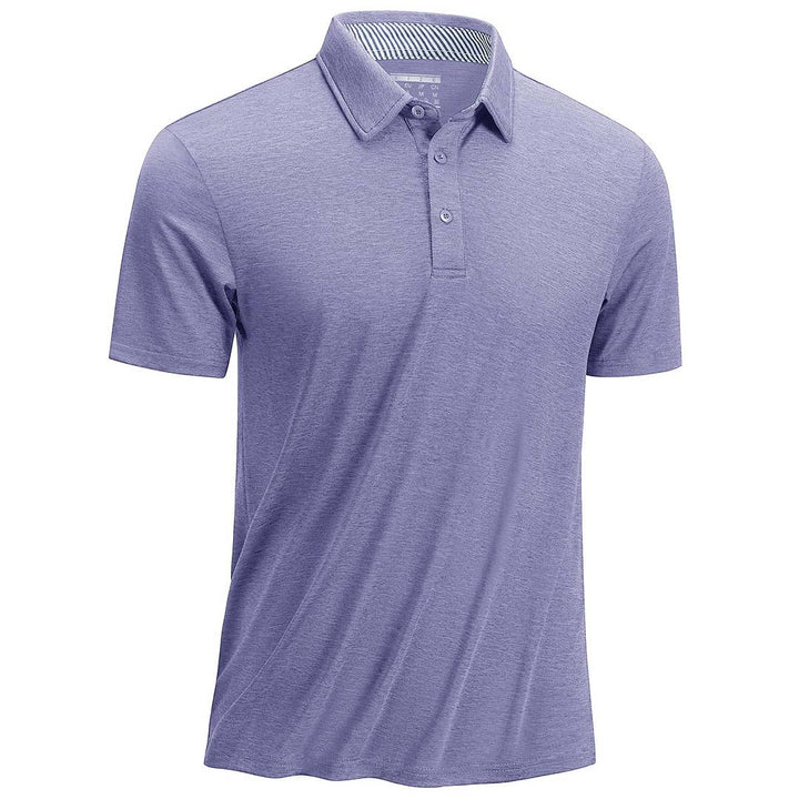 Men's Casual Polo Shirts Quick Dry 3 Buttons - Men's Polo Shirts
