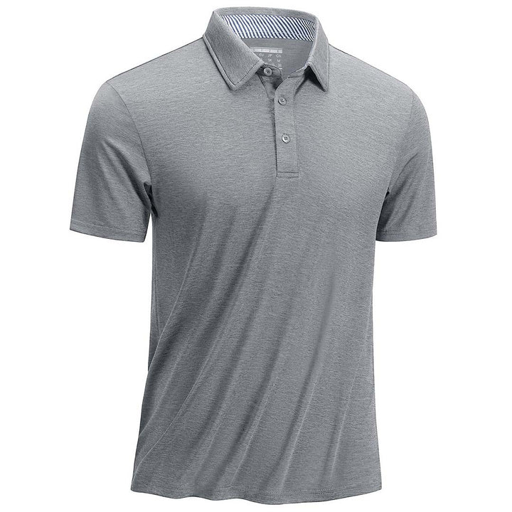 Men's Casual Polo Shirts Quick Dry 3 Buttons - Men's Polo Shirts