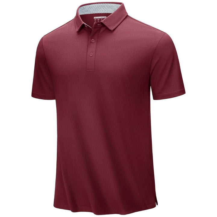 Men's Cotton Pique Short Sleeve Classic Fit Polo Shirt - Men's Polo Shirts