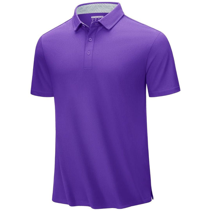 Men's Cotton Pique Short Sleeve Classic Fit Polo Shirt - Men's Polo Shirts