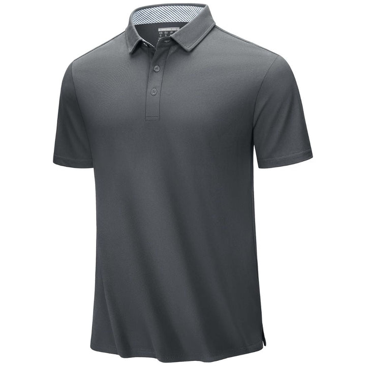 Men's Cotton Pique Short Sleeve Classic Fit Polo Shirt - Men's Polo Shirts