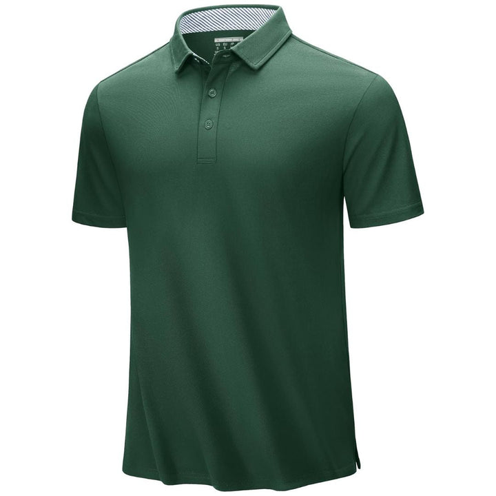 Men's Cotton Pique Short Sleeve Classic Fit Polo Shirt - Men's Polo Shirts