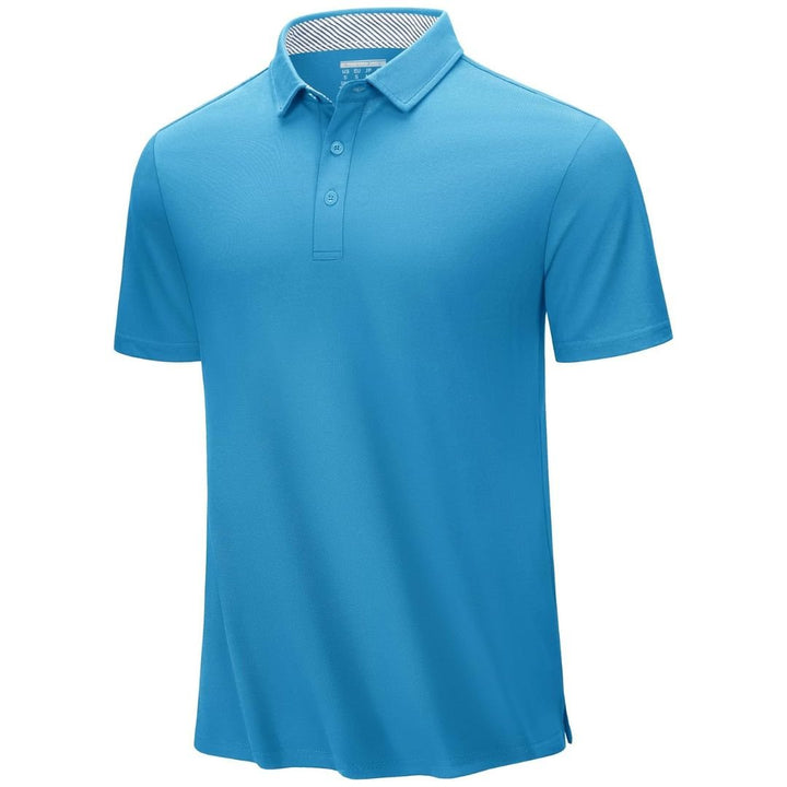 Men's Cotton Pique Short Sleeve Classic Fit Polo Shirt - Men's Polo Shirts