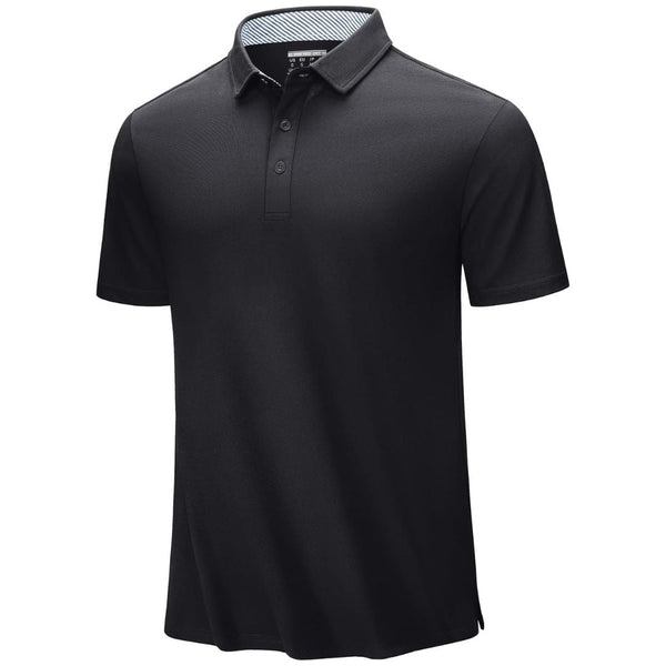 Men's Cotton Pique Short Sleeve Classic Fit Polo Shirt - Men's Polo Shirts