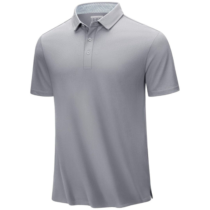Men's Cotton Pique Short Sleeve Classic Fit Polo Shirt - Men's Polo Shirts