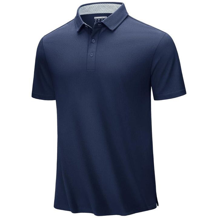 Men's Cotton Pique Short Sleeve Classic Fit Polo Shirt - Men's Polo Shirts