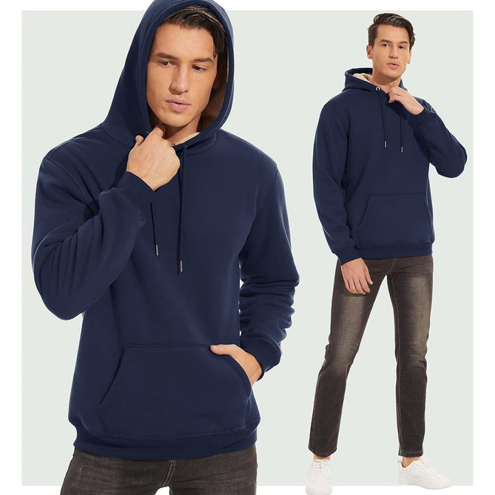 Men's Fleece Hoodie Sweatshirt Thick Fleece Lined - L21M470