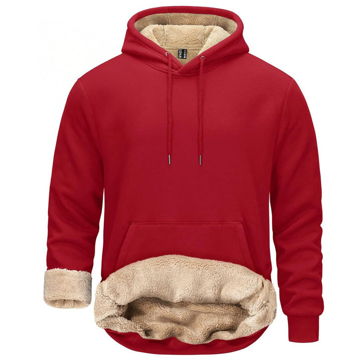 Men's Fleece Hoodie Sweatshirt Thick Fleece Lined - L21M470