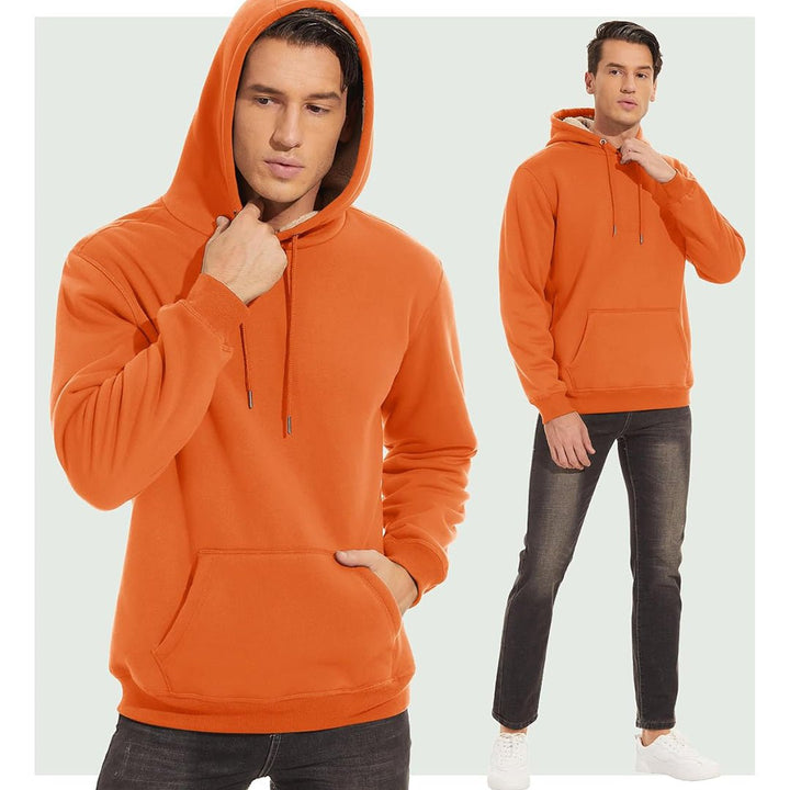 Men's Fleece Hoodie Sweatshirt Thick Fleece Lined - L21M470