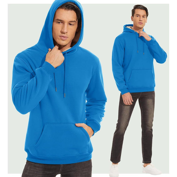 Men's Fleece Hoodie Sweatshirt Thick Fleece Lined - L21M470