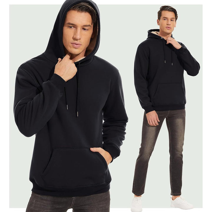 Men's Fleece Hoodie Sweatshirt Thick Fleece Lined - L21M470