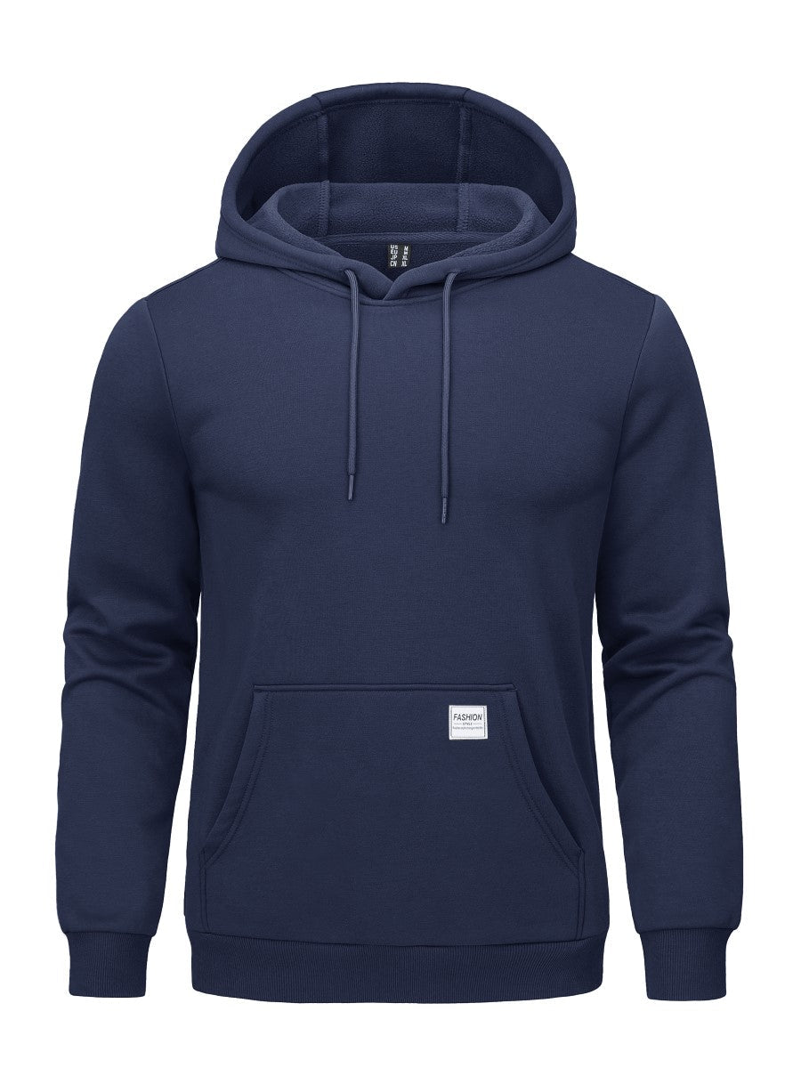 TACVASEN Navy Men's Fleece Lined Sweatshirt Hoodies