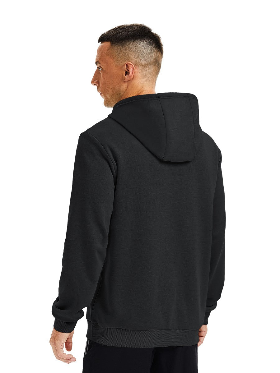 TACVASEN Black Men's Fleece Lined Sweatshirt Hoodies