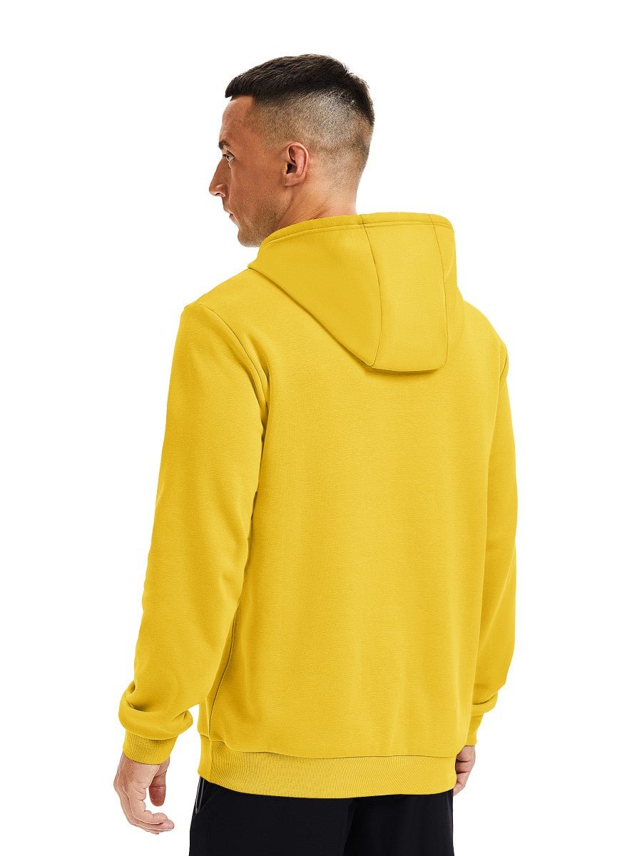 TACVASEN Yellow Men's Fleece Lined Sweatshirt Hoodies