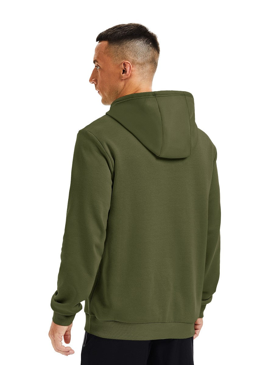 TACVASEN Army Green Men's Fleece Lined Sweatshirt Hoodies