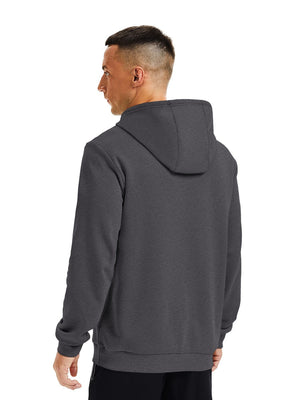 TACVASEN Dark Grey Men's Fleece Lined Sweatshirt Hoodies