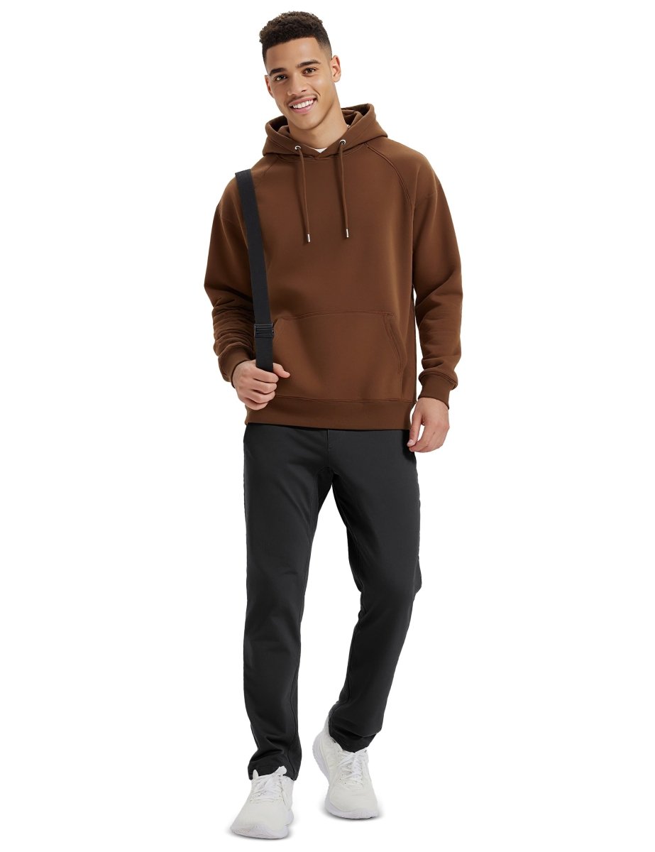 TACVASEN Black Men's Fleece Lined Winter Warm Pants