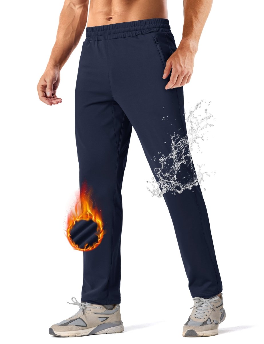 TACVASEN Navy Men's Fleece Lined Winter Warm Pants