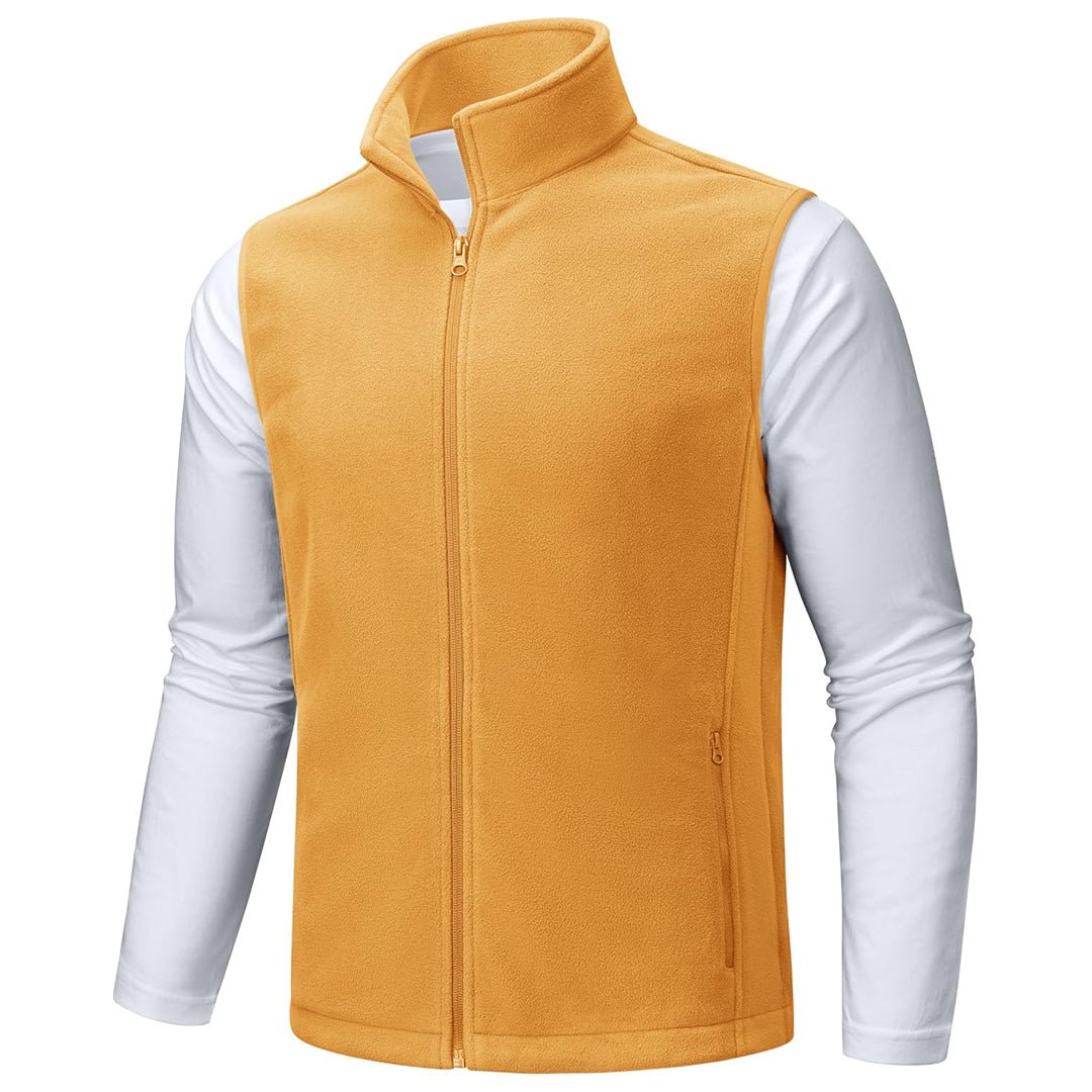 TACVASEN Ginger Fleece Vest Sleeveless Outdoor Hiking Jacket