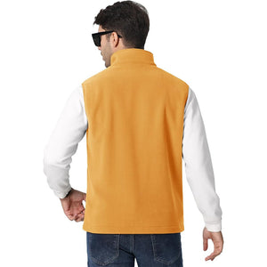 TACVASEN Ginger Fleece Vest Sleeveless Outdoor Hiking Jacket