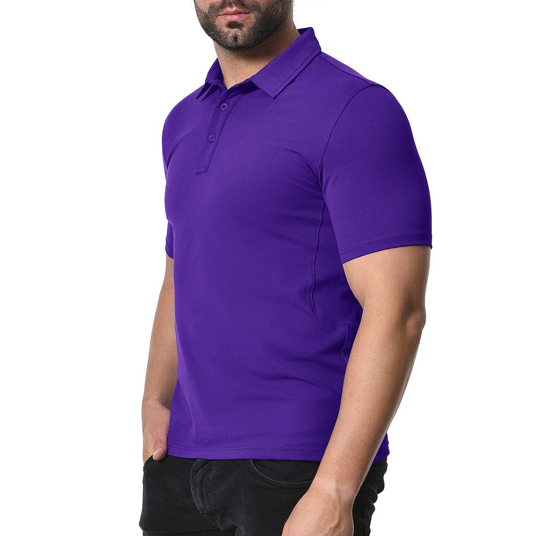 Men's Golf Tennis Casual Outdoor Summer Polo Collared Shirt - Men's Polo Shirts