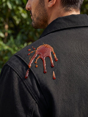 TACVASEN Black Men's Heavy Duty Canvas Work Jacket | Rugged Industrial Coat