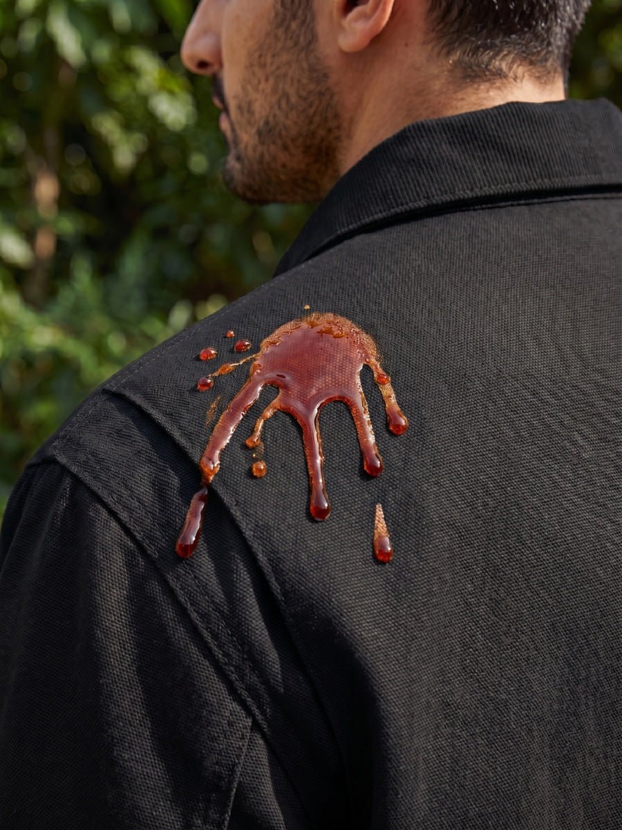 TACVASEN Black Men's Heavy Duty Canvas Work Jacket | Rugged Industrial Coat