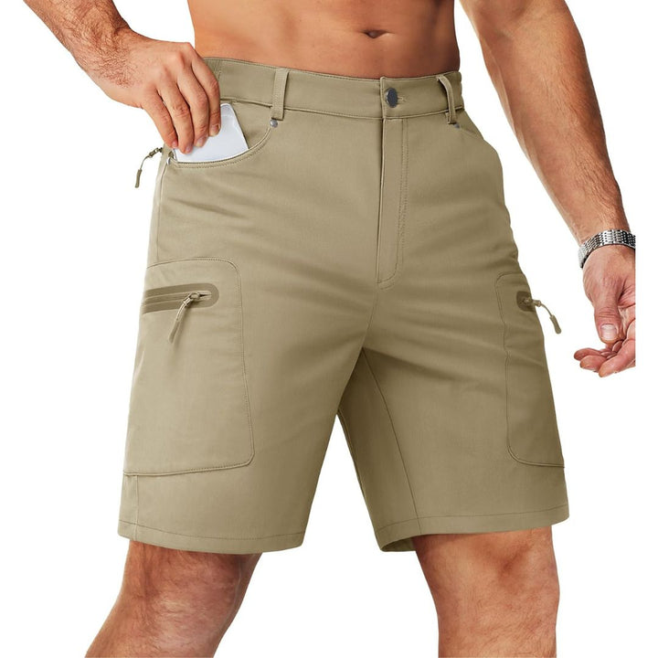 Men's Hiking Cargo Shorts with Zipper Pockets - Men's Cargo Shorts