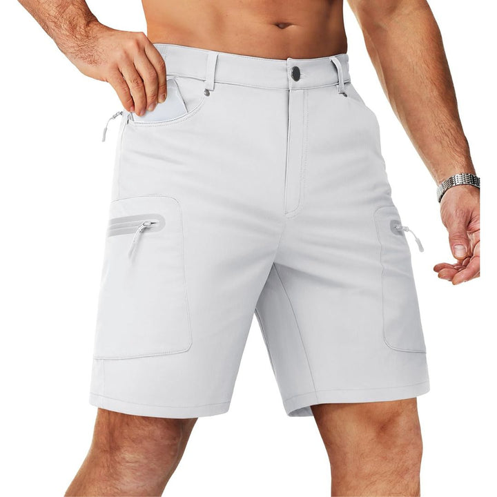 Men's Hiking Cargo Shorts with Zipper Pockets - Men's Cargo Shorts