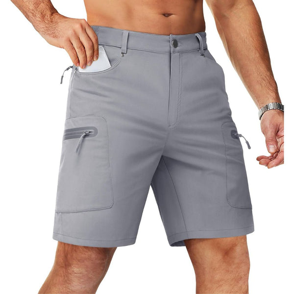 Men's Hiking Cargo Shorts with Zipper Pockets - Men's Cargo Shorts