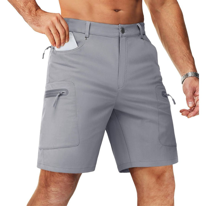 Men's Hiking Cargo Shorts with Zipper Pockets - Men's Cargo Shorts
