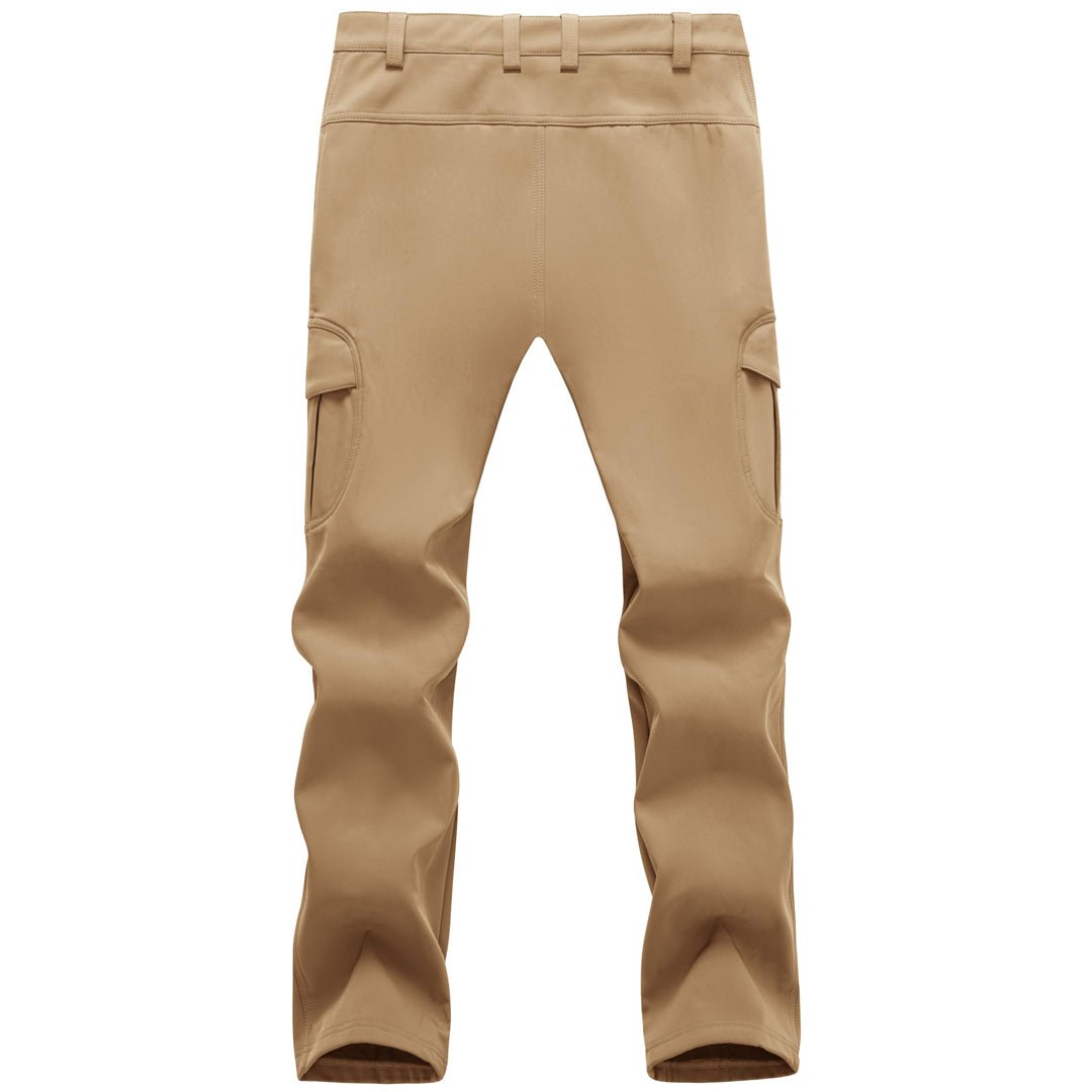 TACVASEN Sand Hiking Water Resistant Combat Fleece Lined Pants