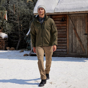 TACVASEN Sand Hiking Water Resistant Combat Fleece Lined Pants