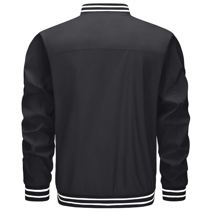 Men’s Lightweight Bomber Jacket Casual Zip Up Spring Fall Windbreaker Coat - L20M202