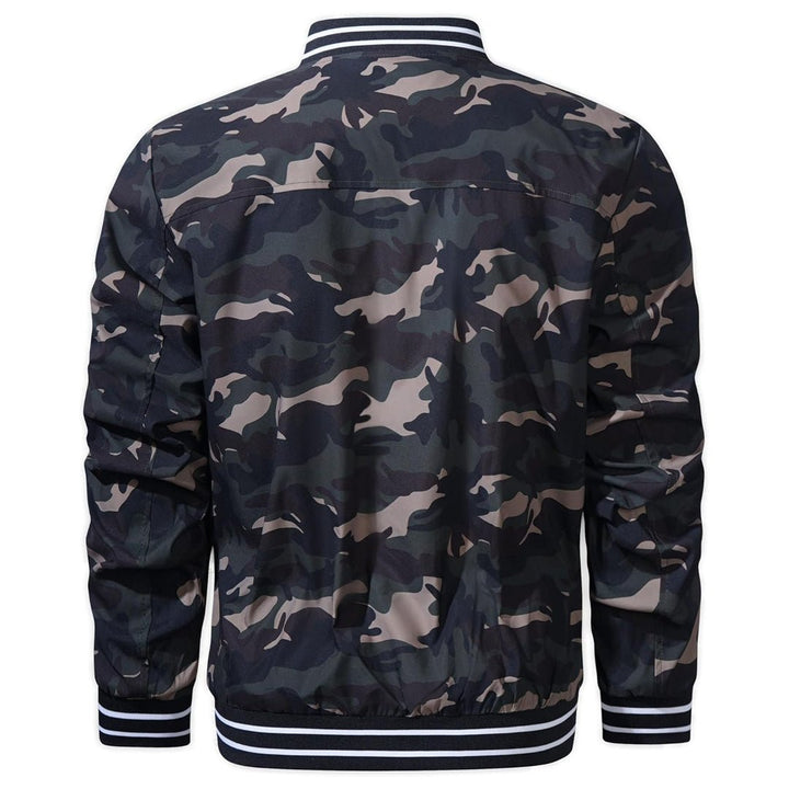 Men’s Lightweight Bomber Jacket Casual Zip Up Spring Fall Windbreaker Coat - L20M202