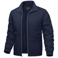 TACVASEN Navy Men's Lightweight Casual Bomber Jacket