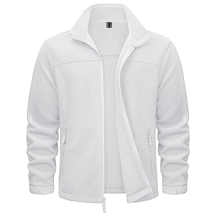 Men's Lightweight Full Zip Casual Fleece Jacket - L22M730
