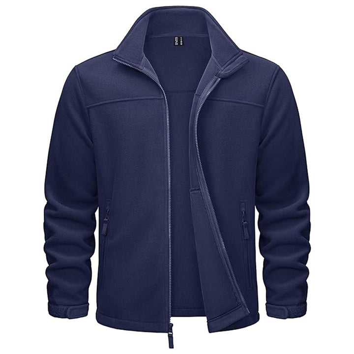 Men's Lightweight Full Zip Casual Fleece Jacket - L22M730