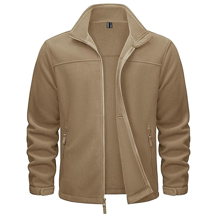 Men's Lightweight Full Zip Casual Fleece Jacket - L22M730