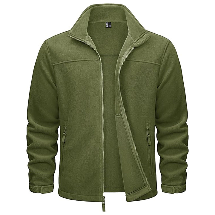 Men's Lightweight Full Zip Casual Fleece Jacket - L22M730