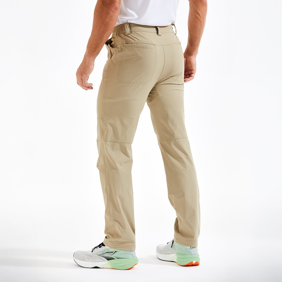 TACVASEN Khaki Lightweight Quick Dry Hiking Pants