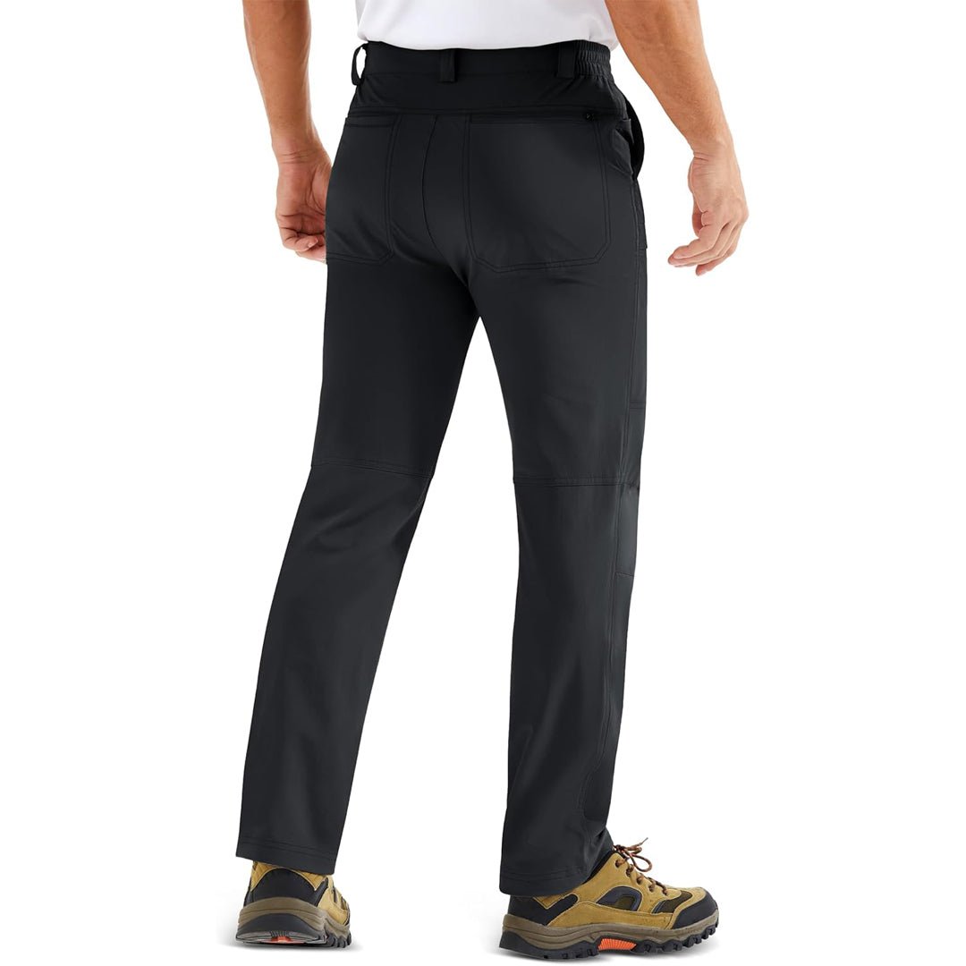 TACVASEN Black Lightweight Quick Dry Hiking Pants
