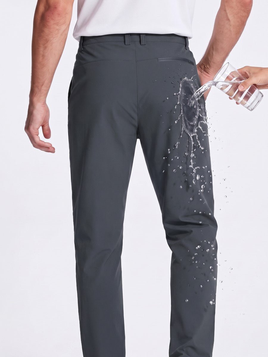 TACVASEN Dark Grey Men's Lightweight Quick Dry Ripstop Water Resistant Hiking Pants