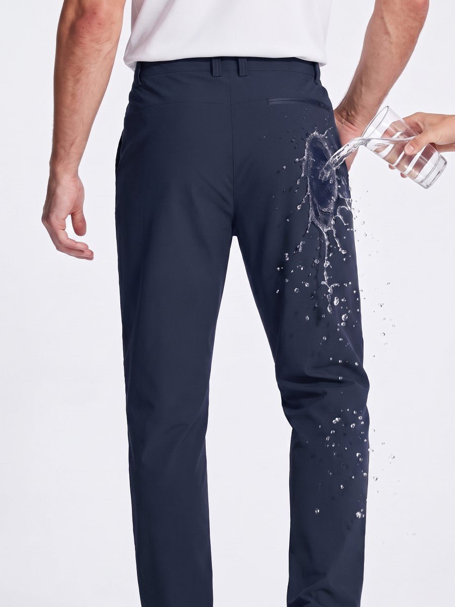 TACVASEN Navy Men's Lightweight Quick Dry Ripstop Water Resistant Hiking Pants