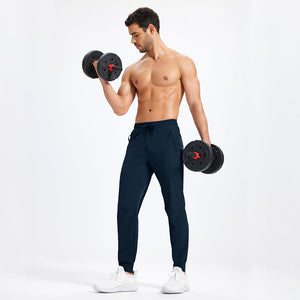 TACVASEN Navy Lightweight Quick Dry Sweat Pants for Hiking