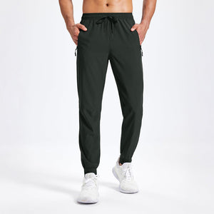 TACVASEN Orange Lightweight Quick Dry Sweat Pants for Hiking