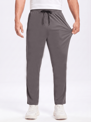 TACVASEN London Grey Men's Lightweight Sweatpants Mesh Athletic Jogger