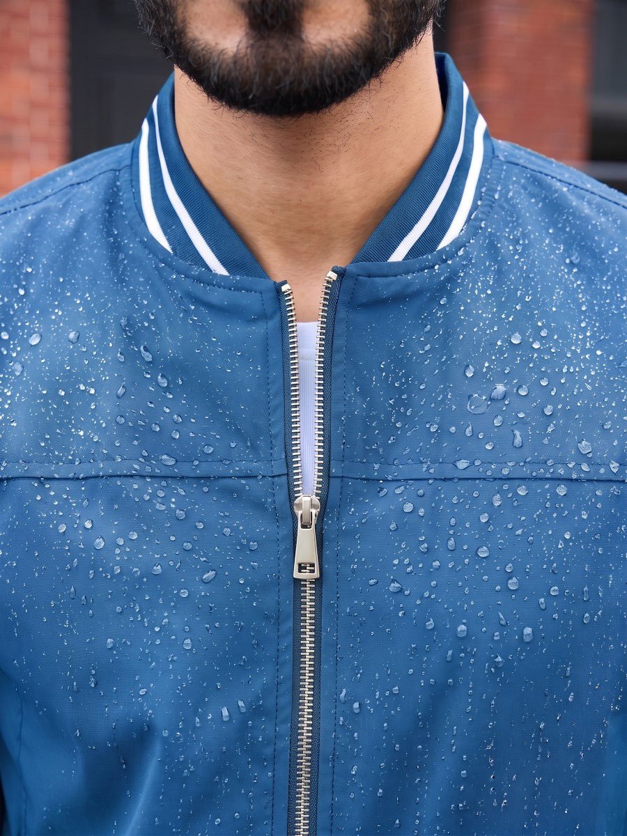 TACVASEN Royal Blue Men's Lightweight Water Resistant Bomber Jacket