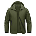 TACVASEN Army Green Lightweight Softshell Outdoor Tactical Jacket